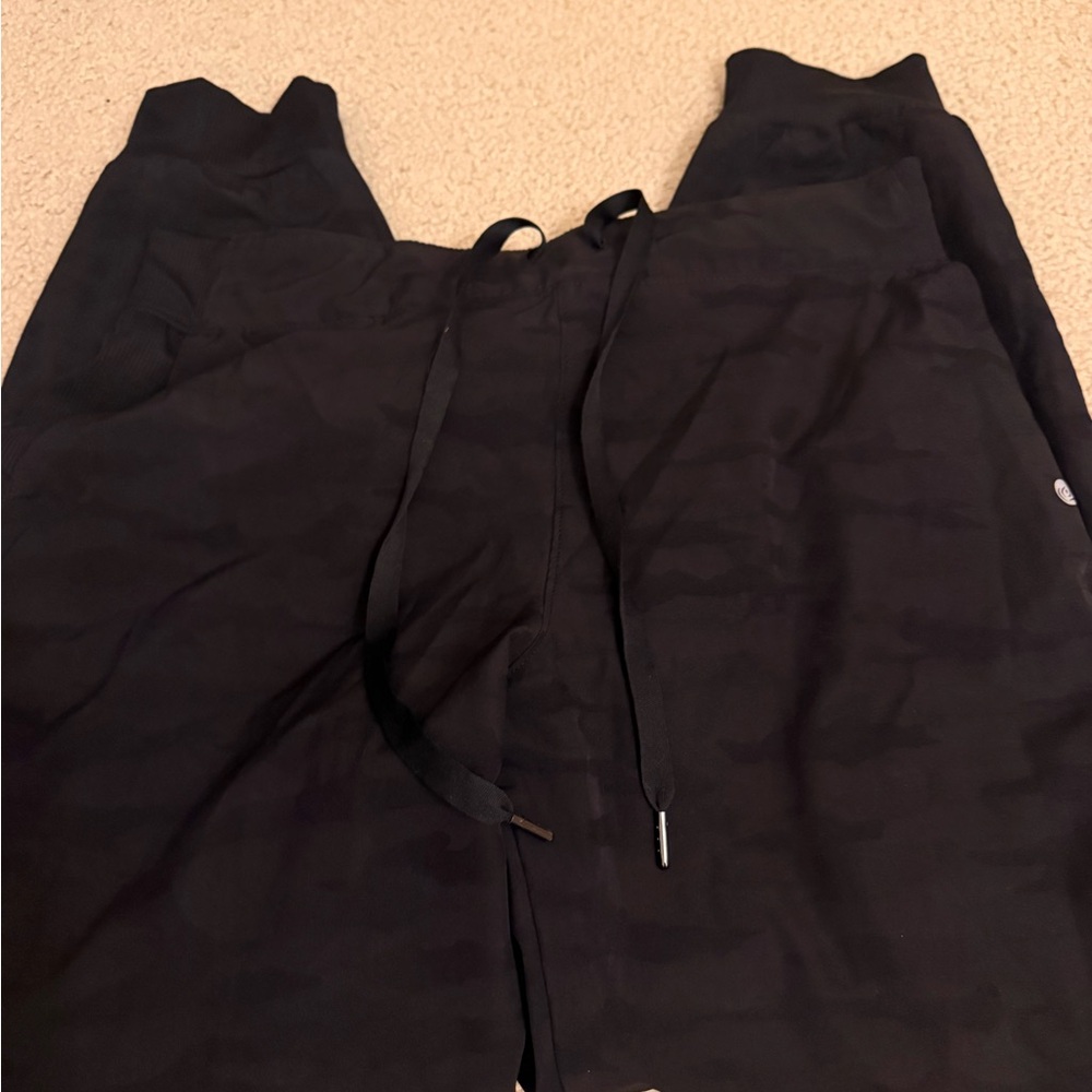 ' Black Camouflage Pants